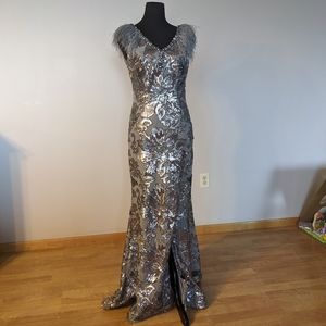 Formal Jovani Dress with Clutch